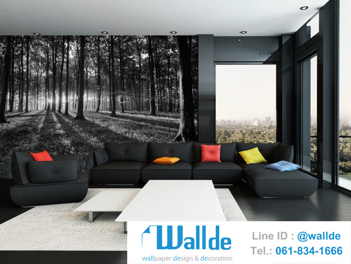 สั่งพิมพ์วอลเปเปอร์ ลายป่าไม้ 0013