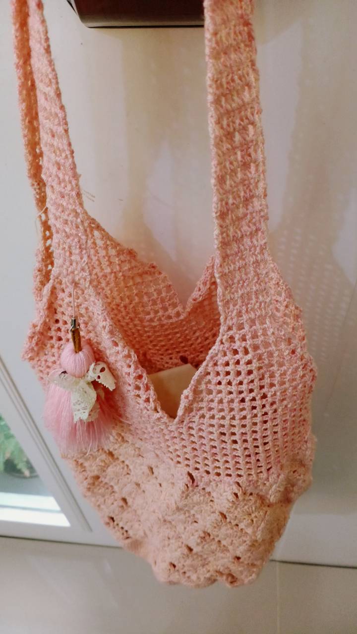 กระเป๋าถัก สะพายข้าง (รับผลิตออเดอร์)