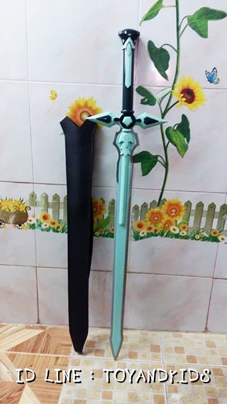 ดาบคอสเพลย์ Sword Art Online ดาบคิริโตะ (Dark Repulser) สีเขียว