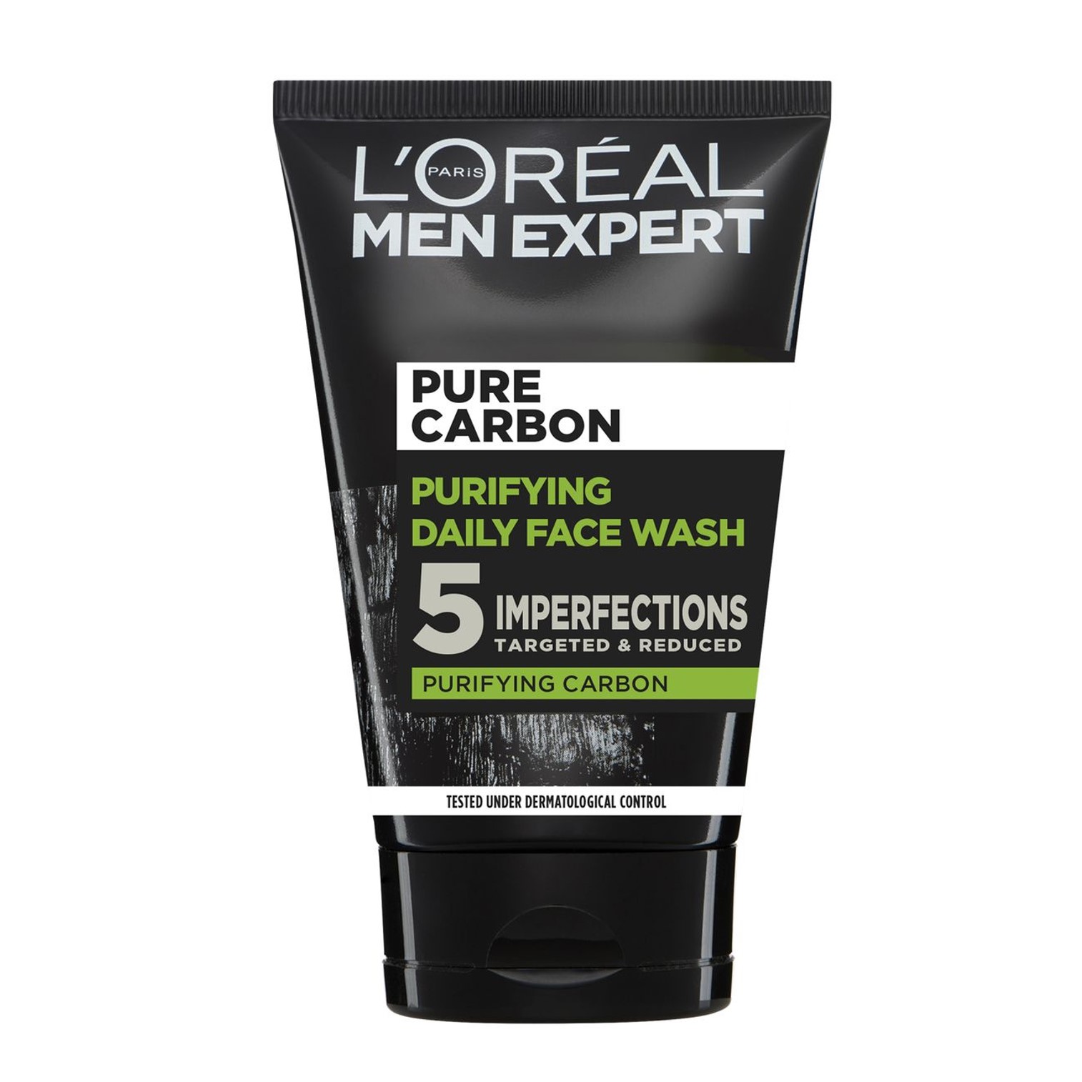 L'OREAL MEN EXPERT PURE CHARCOAL PURIFYING DAILY FACE WASH 100ML ผลิตภัณฑ์ทำความสะอาดผิวหน้าผู้ชายสูตรชาโคลสินค้านำเข้าจากออสเตรเลีย