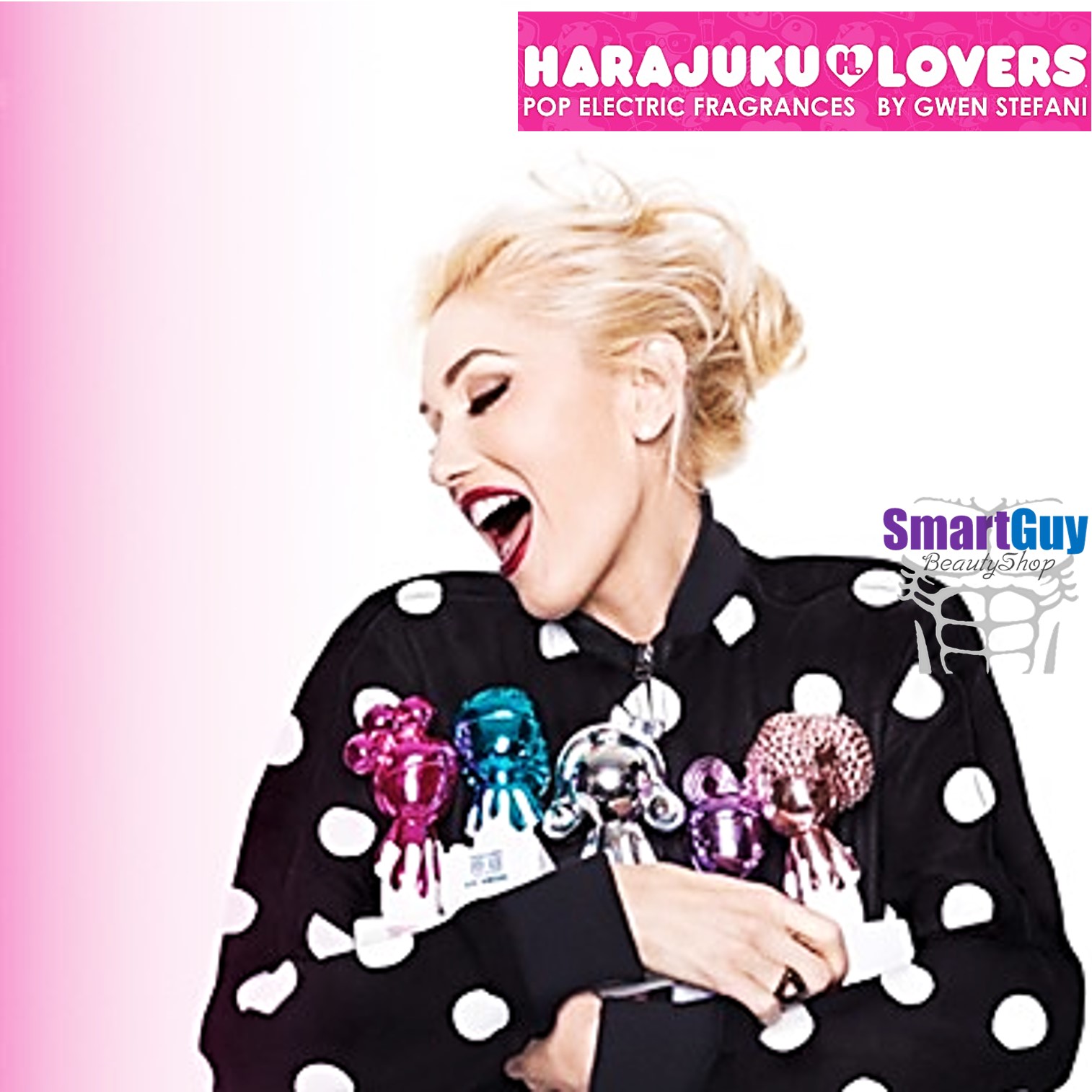HARAJUKU LOVERS BY GWEN STEFANI POP ELECTRIC G Eau De Parfum Spray Vaporisateur 50ml. น้ำหอมลิขสิทธิ์แท้จากนักร้องสาวเกว็น สเตฟานี่กลิ่นหอมหวานผสานความเย็นสุดคูล สำหรับสาวที่มาพร้อมความสนุกสนานมั่นใจแอบเซ็กซี่เบาๆ สินค้านำเข้าของแท้ 100%