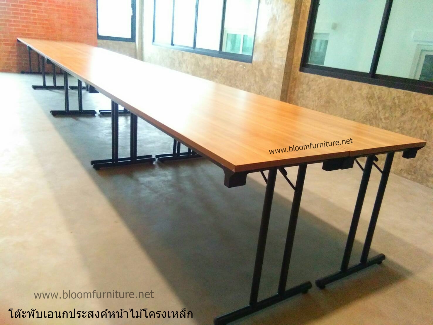 โต๊ะพับเอนกประสงค์ โต๊ะประชุมพับเก็บได้ ขนาด 150 - 200 ซม.