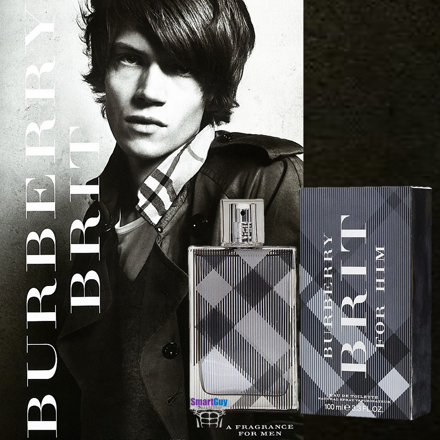 BURBERRY BRIT FOR HIM Eau De Toilette 100ml. น้ำหอมผู้ชายลิขสิทธิ์ของแท้รุ่นพิเศษจากแบรนด์ BURBERRY กลิ่นใหม่สุดแนวสำหรับผู้ชายหอมไฮโซหรูหราผสานความเซ็กซี่แนวใหม่