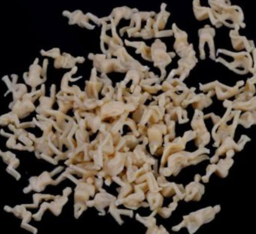 คนนั่ง สเกล 1:100 คละแบบ 100 ตัว ไม่เพ้นท์สี