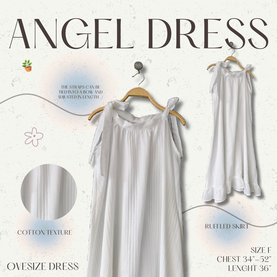 ชุดเดรสผู้ใหญ่นางฟ้า Size: F