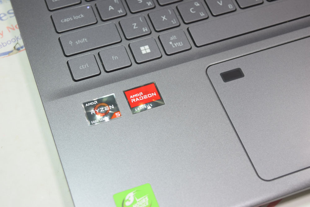 Acer Aspire 5 15.6นิ้ว60Hz Ryzen5 Gen5 RAM8 SSD512 มีสแกนนิ้ว สภาพ 99% ครบกล่อง