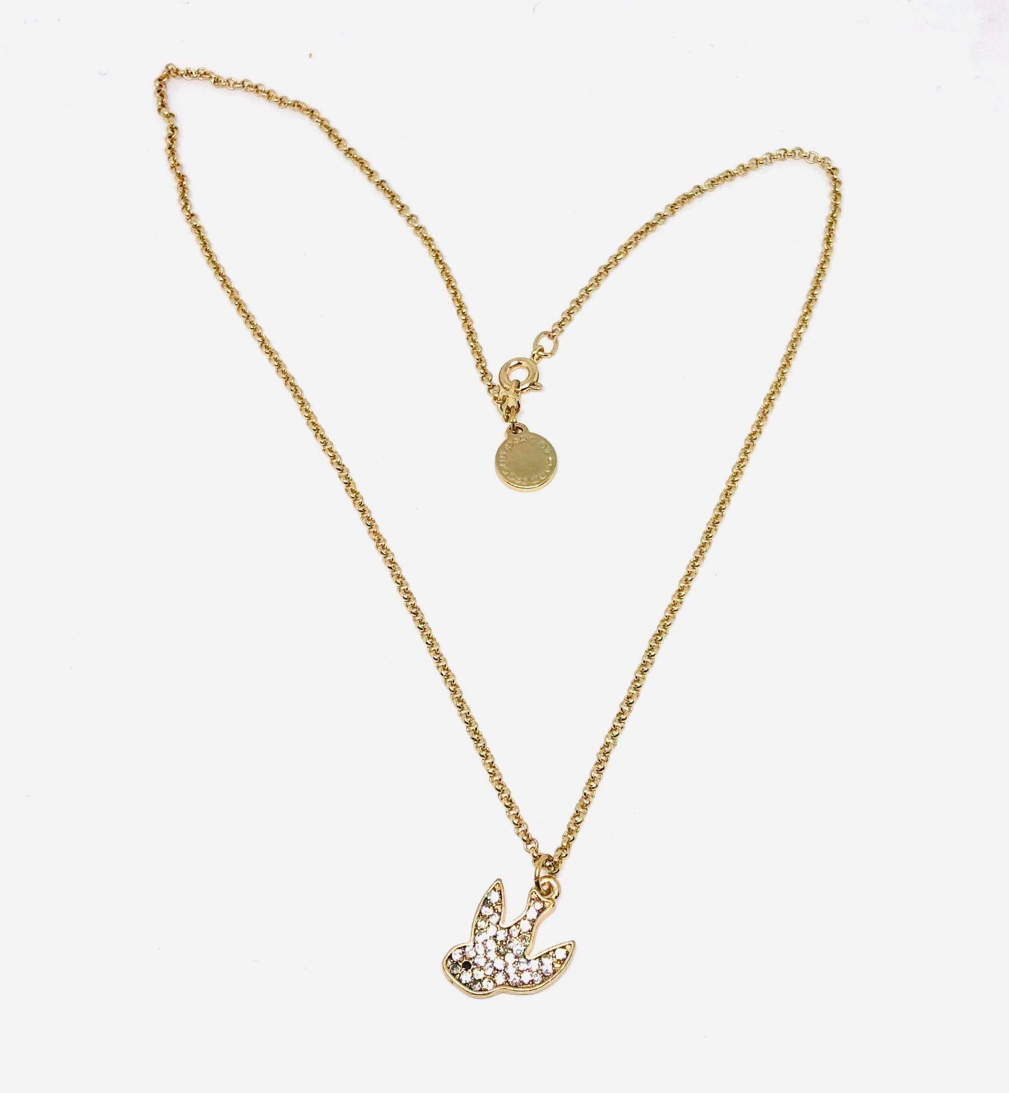 Marc Jacobs Bird Pendant Necklace