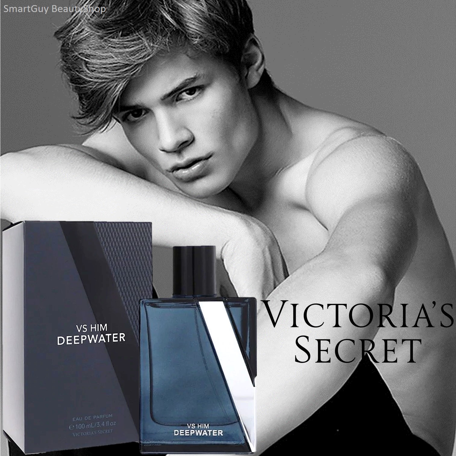 Victoria’s Secret VS HIM Deepwater Fragrance Eau De Parfum 100ml น้ำหอมผู้ชายกลิ่นใหม่ล่าสุดลิขสิทธิ์แท้จากช็อปวิคตอเรียซีเคร็ท