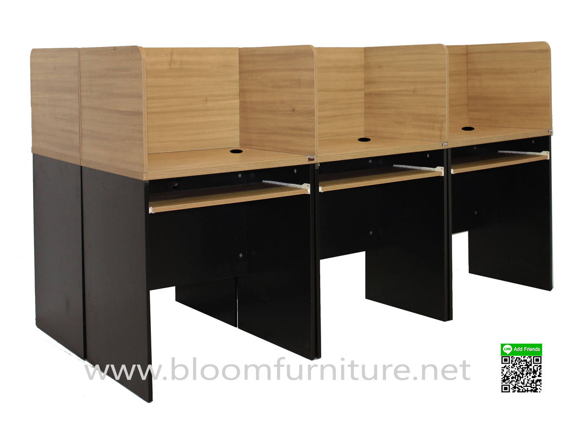 โต๊ะทำงานกลุ่ม Call Center สำหรับ 6 ที่นั่ง (Made to order)