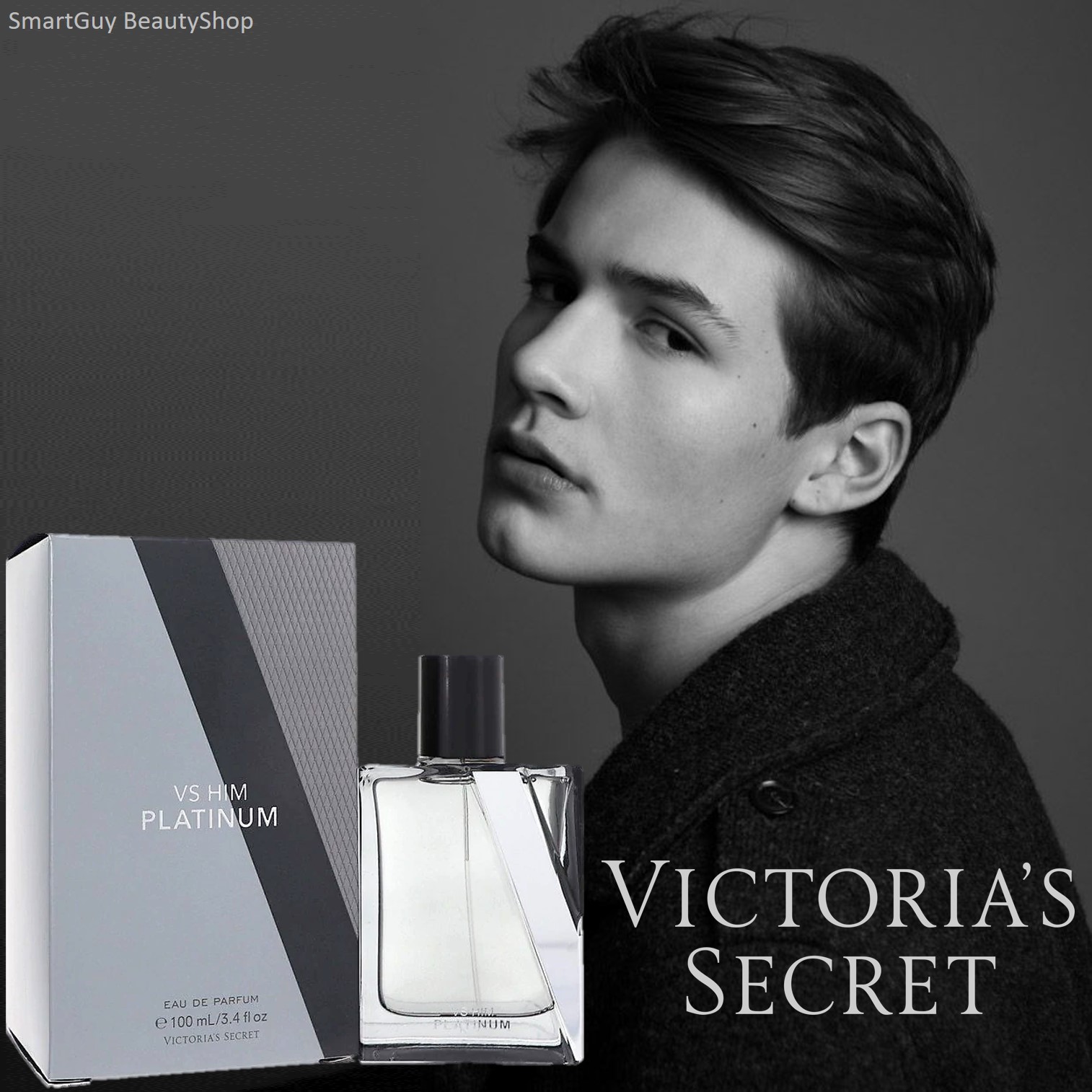 Victoria’s Secret VS HIM Platinum Fragrance Eau De Parfum 100ml น้ำหอมผู้ชายกลิ่นใหม่ล่าสุดลิขสิทธิ์แท้จากช็อปวิคตอเรียซีเคร็ท