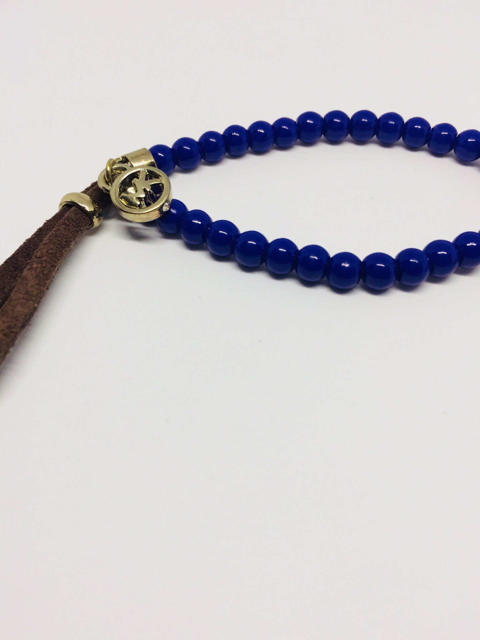 MK Blue Breads Bracelet