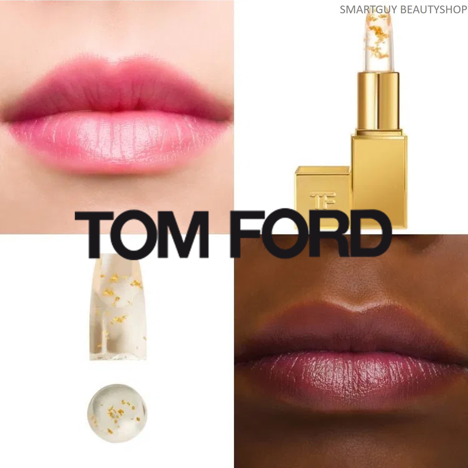 TOM FORD SOLEIL LIP BLUSH Z09 6g ลิปสติกเนื้อบาล์มฉ่ำวาวผสมทองคำสุดพรีเมี่ยม
