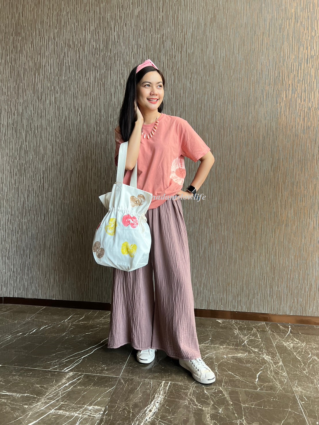 (รับผลิตออเดอร์) Candy Bag แคนดี้แบค เนื้อผ้าแคนวาส Canvas 9oz ลายพิมพ์มืออย่างมีเอกลักษณ์ Hand Printed unique design