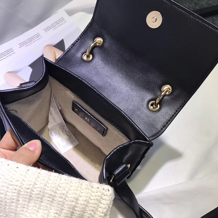 Zara Metallic Bug Detail Crossbody Bag