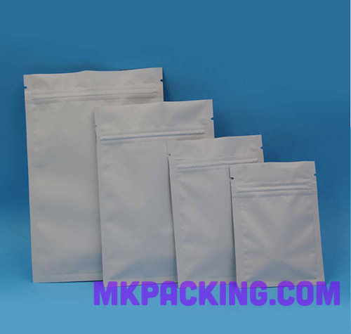 ซองสี ซิปล็อค ตั้งไม่ได้ -- สีเขียวด้าน