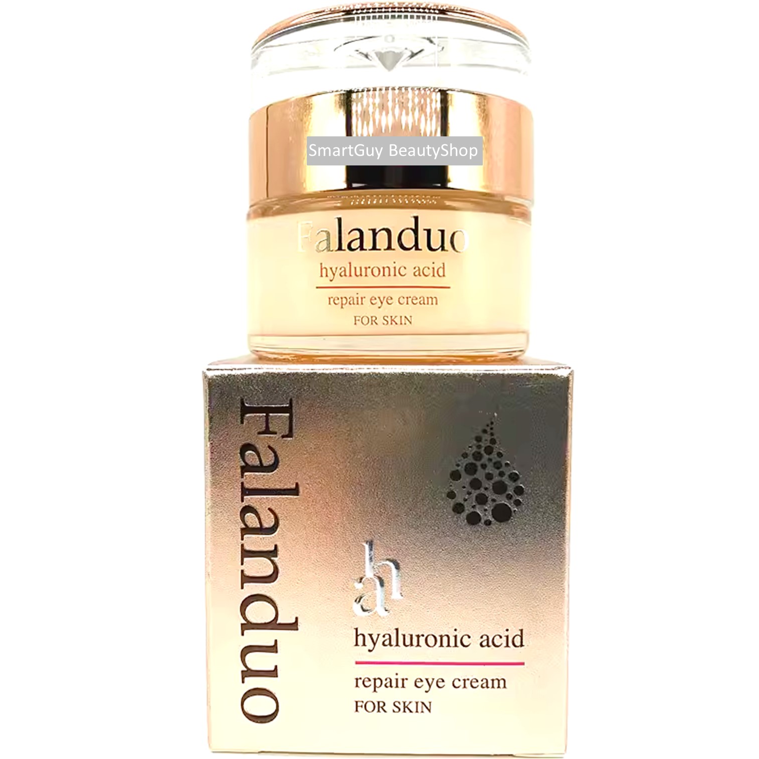 Falanduo Hyaluronic Acid Repair Eye Cream 50g ครีมบำรุงผิวรอบดวงตาลดปัญหาริ้วรอยหมองคล้ำให้แลดูจางลงจากสารสกัดธรรมชาติ