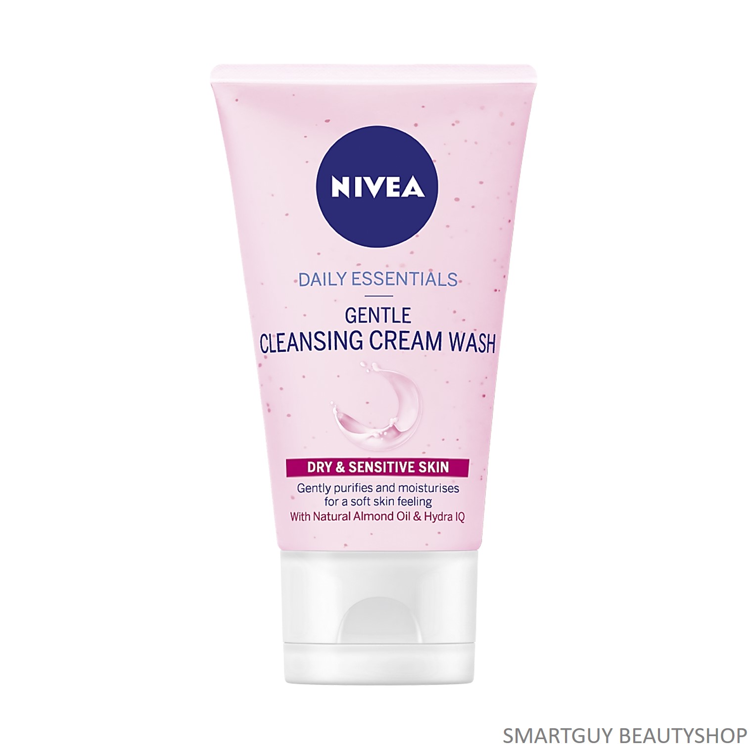 NIVEA DAILY ESSENTIALS GENTLE CLEANSING CREAM WASH 150ml ผลิตภัณฑ์ทำความสะอาดผิวหน้าสูตรพิเศษใหม่ล่าสุดจากนีเวีย สินค้านำเข้าจากต่างประเทศ