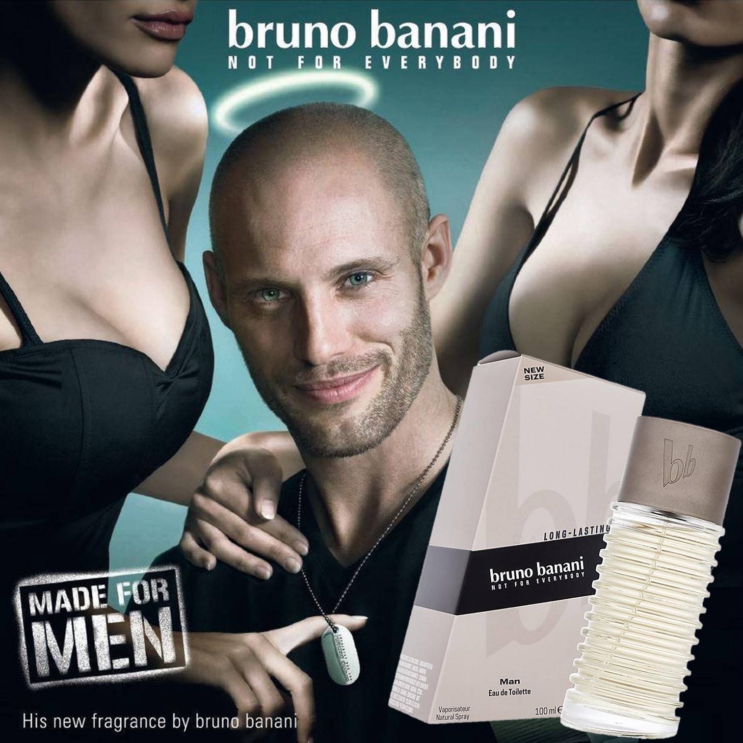 bruno banani Man Eau de Toilette Natural Spray 100ml น้ำหอมสำหรับผู้ชายกลิ่นหอมใหม่สุดพิเศษจากต่างประเทศรับประกันลิขสิทธิ์แท้พร้อมส่ง