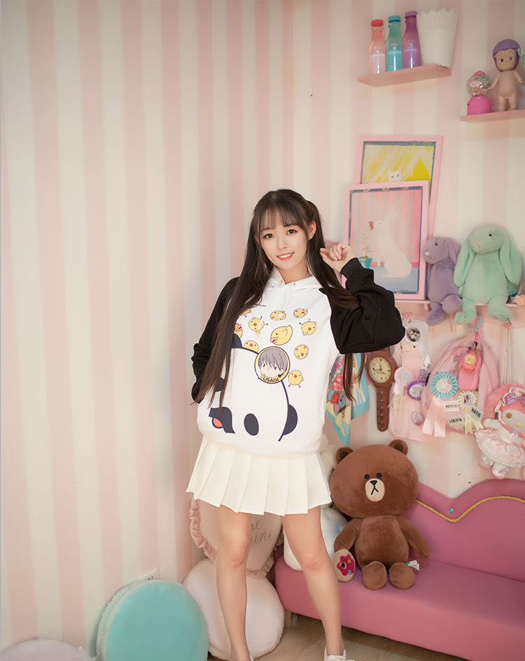 เสื้อสเวตเตอร์ น้อง PANDA กับ ผองเพื่อนลูกเจี๊ยบ