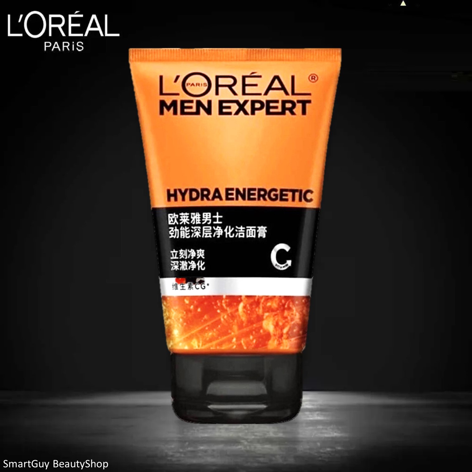L’oreal Men Expert Hydra Energetic Multi-Action Detox Foam 100ML คลีนซิ่งโฟมทำความสะอาดผิวหน้าผู้ชายสูตรพิเศษจากลอรีอัลเม็นสินค้านำเข้าจากต่างประเทศของแท้พร้อมส่ง