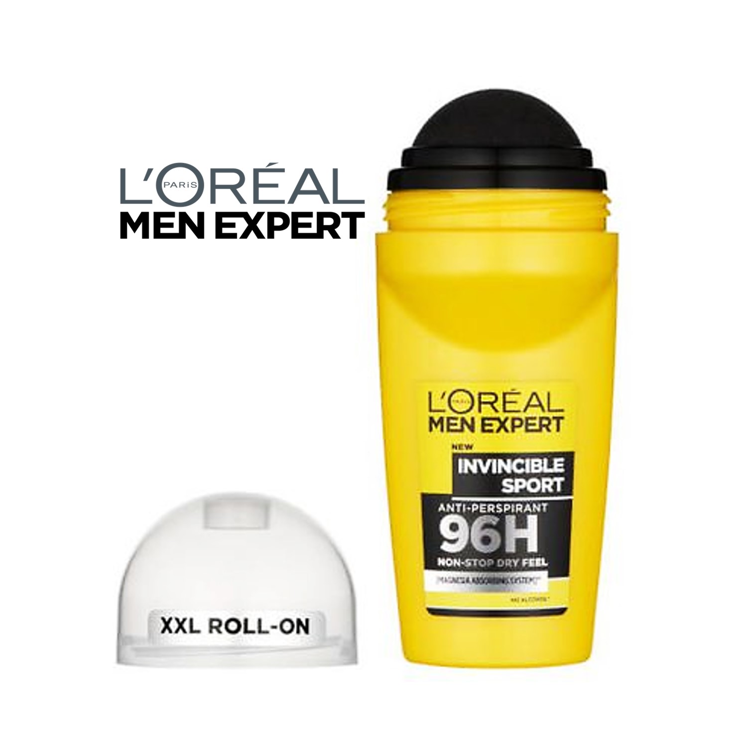 L’Oreal Men Expert Invincible Sport Ultra Absorbing Anti Perspirant 96H Dry Tecnology XXL Roll On 50ml. ผลิตภัณฑ์ระงับกลิ่นกายแบบลูกกลิ้งสำหรับผู้ชายสินค้านำเข้าจากต่างประเทศของแท้