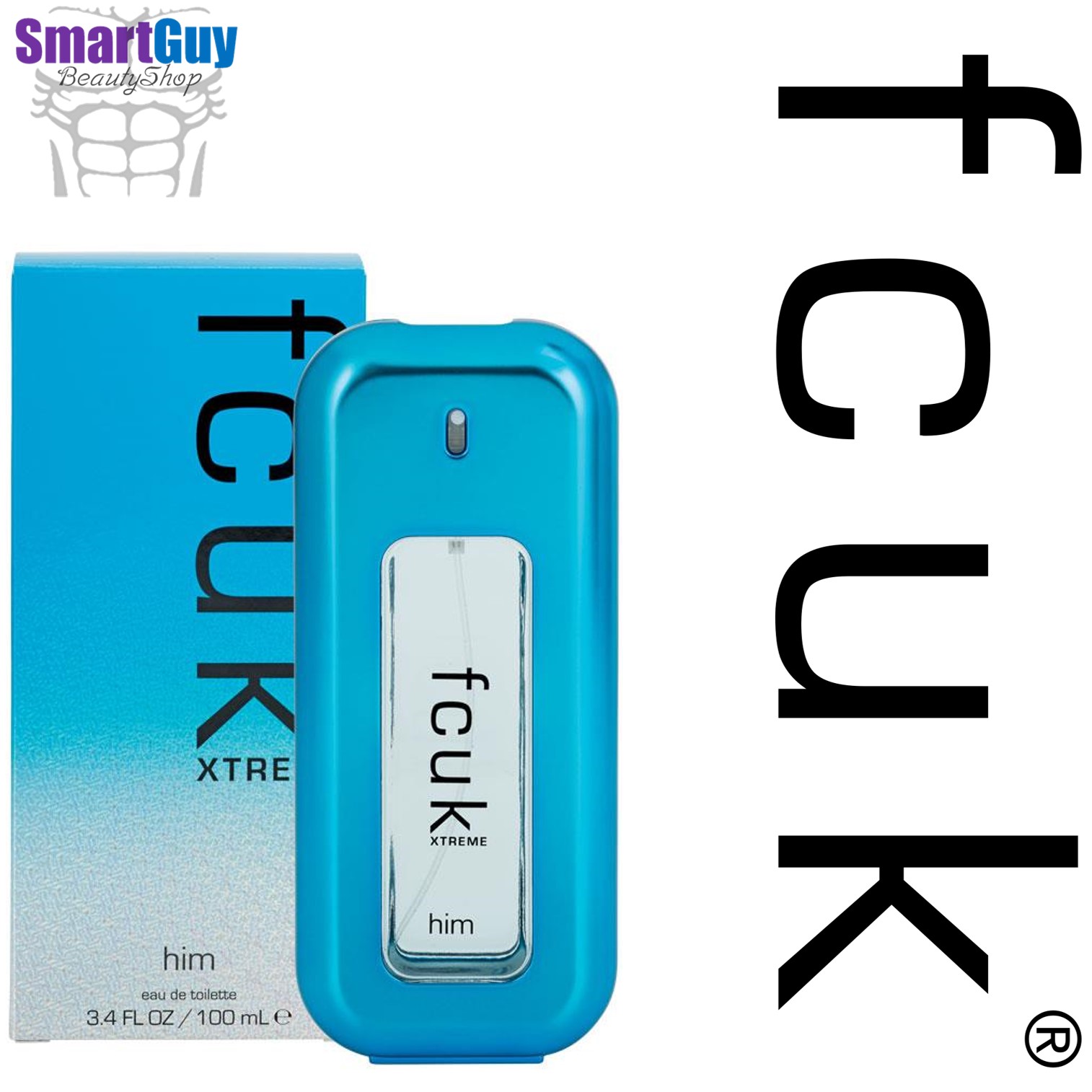 FCUK XTREME HIM Eau De Toilette 100ml. น้ำหอมลิขสิทธิ์ของแท้จากfcukสำหรับผู้ชายกลิ่นใหม่หอมเย็นสุดคูลในแบบสปอร์ตแมนผสานความเซ็กซี่ชวนเข้ามาสัมผัส