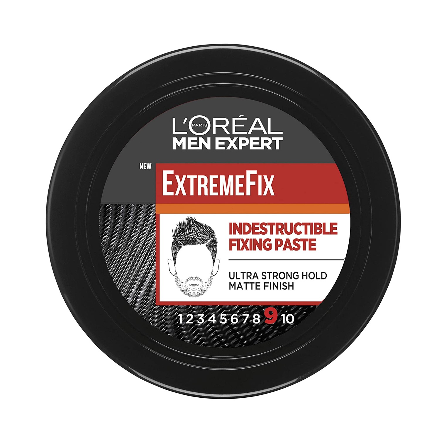 L’Oreal Men Expert Extreme Fix Indestructible Fixing Paste Ultra Strong Hold Matte Finish 75ml. ผลิตภัณฑ์จัดแต่งทรงผมเนื้อแมทอยู่ทรงเป็นธรรมชาติสูตรพิเศษ