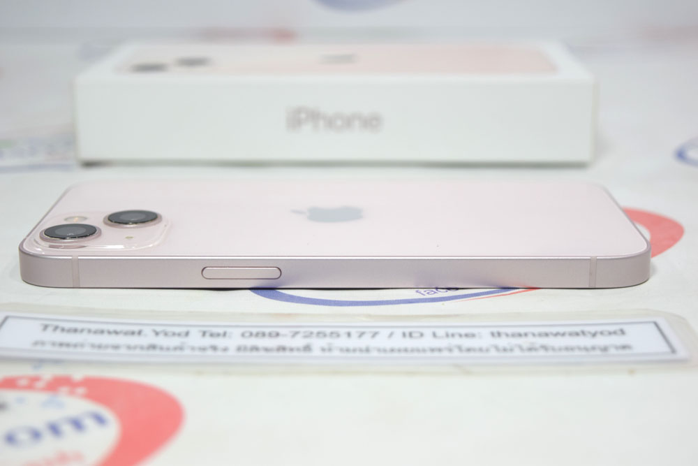 ขาย iPhone 13 128GB Pink สภาพไร้รอย ครบกล่อง ศูนย์ไทย แบตยังดีมาก 90%