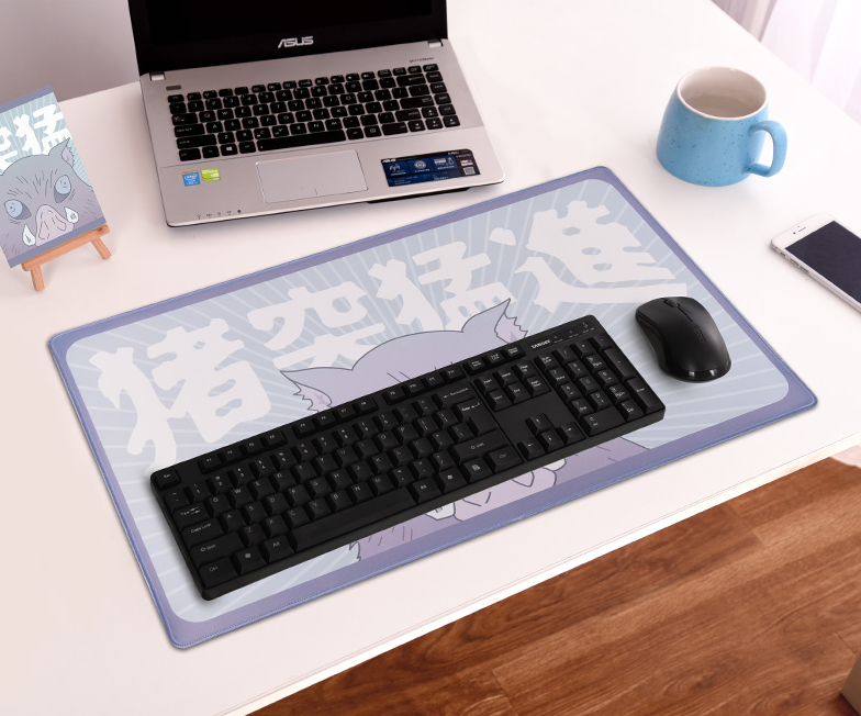 แผ่นรองเมาส์ ลาย ฮาชิบิระ อิโนะสุเกะ จากเรื่อง ดาบพิฆาตอสูร Demon Slayer: Kimetsu no Yaiba