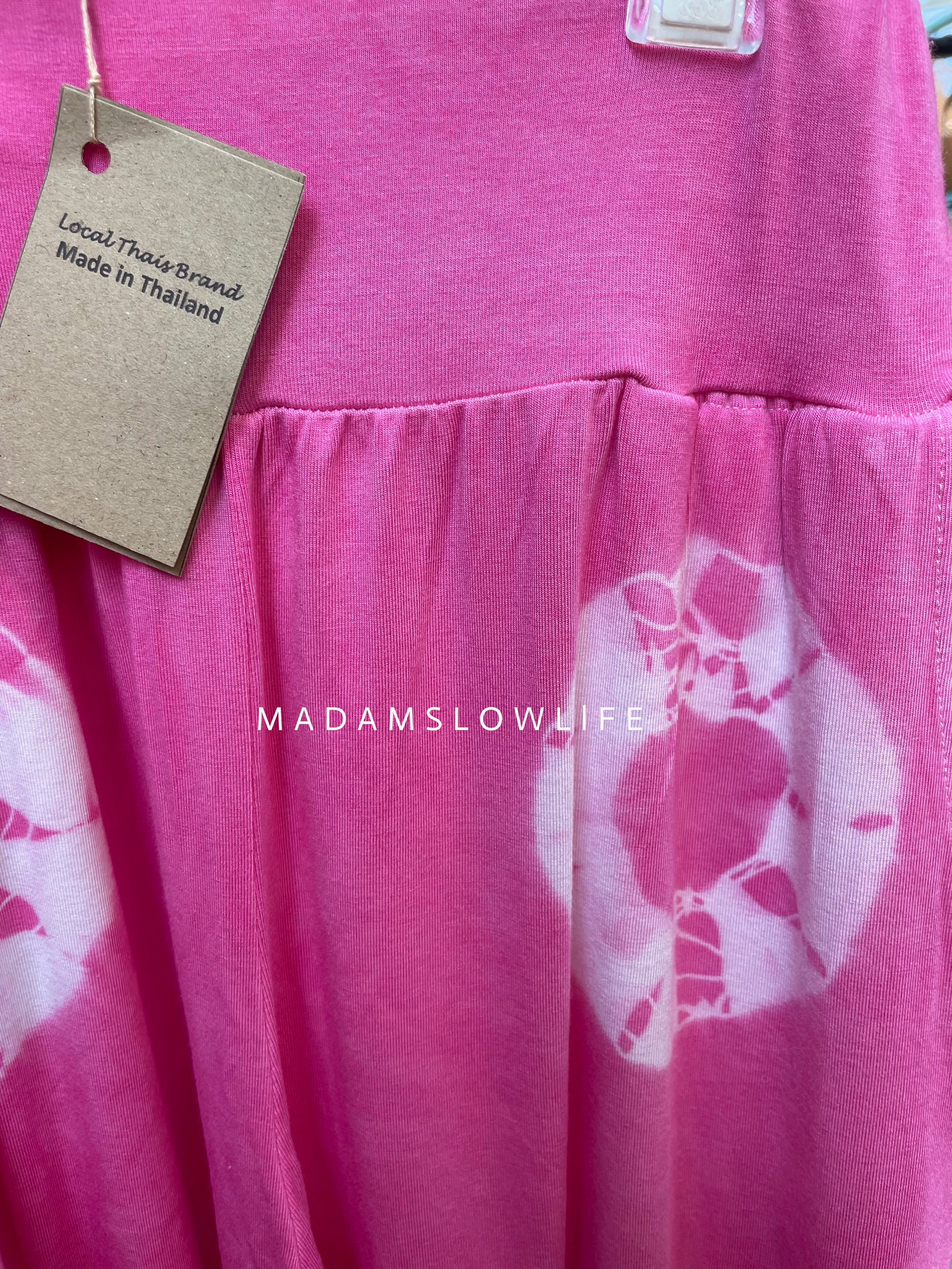 กางเกงขายาวจั้ม มัดย้อมสีปลอดสารพิษ ฟรีไซต์