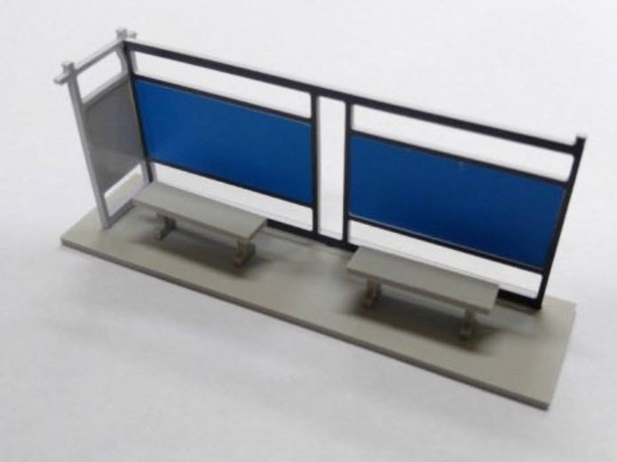 ที่พักผู้โดยสารรถประจำทาง สเกล 1:87