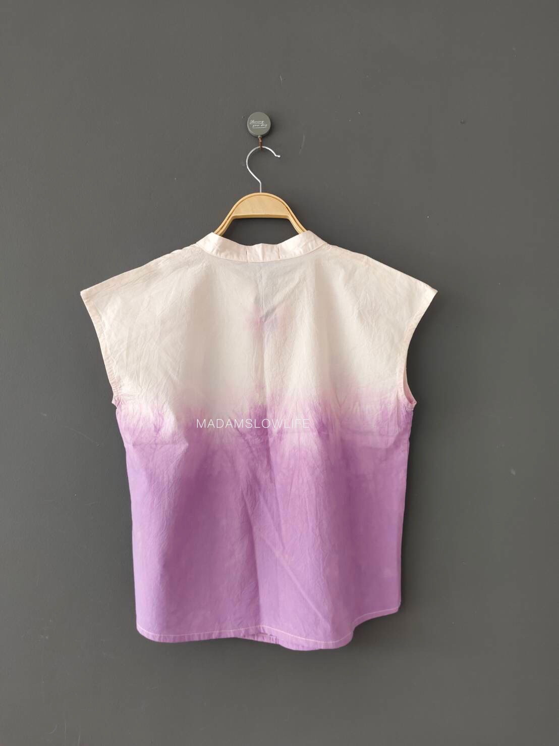 เสื้อผู้หญิงคอจีน สีคราม สีม่วง สีเทา Size:F