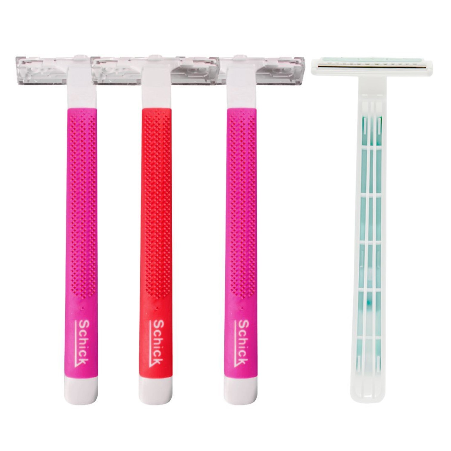 Schick Exacta 2 Colours Women's Disposable Razor (10s) ชุดมีดโกนแพ็ค 10 ด้ามสุดคุ้มในราคาพิเศษ