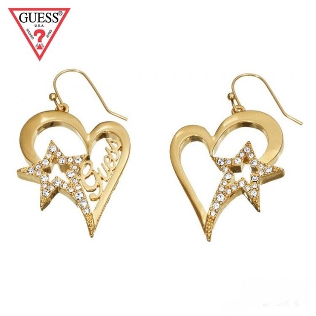 Guess Gold Heart Earring