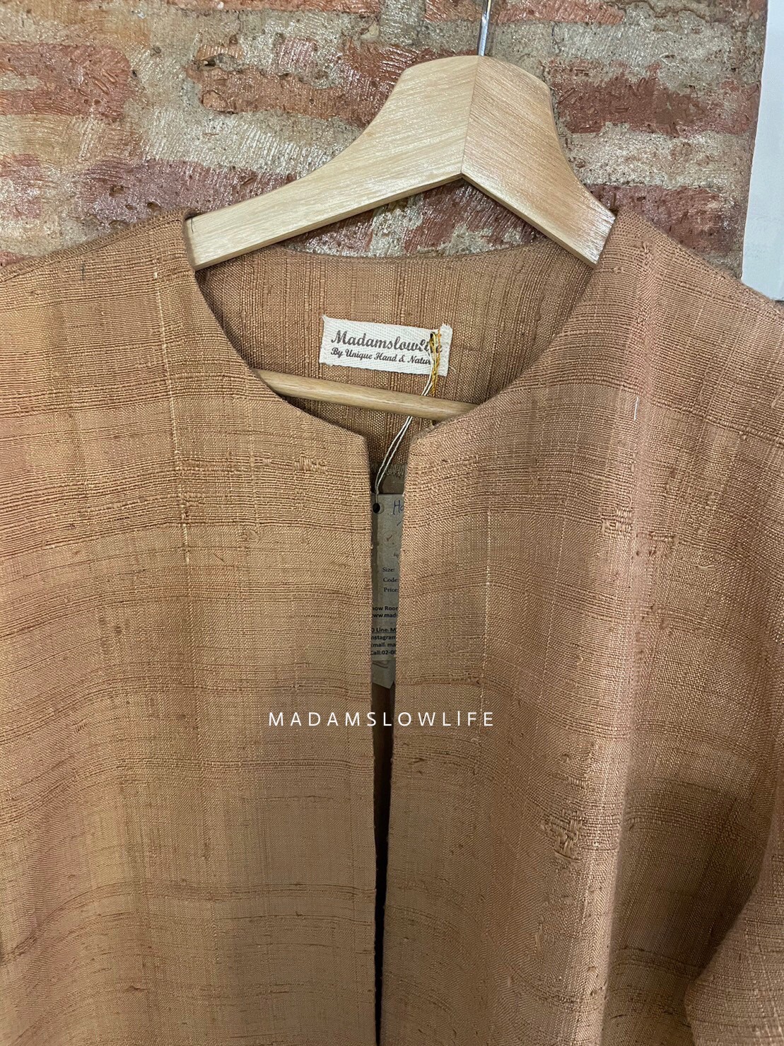 ชุดเสื้อคลุมยาวผ้าไหม