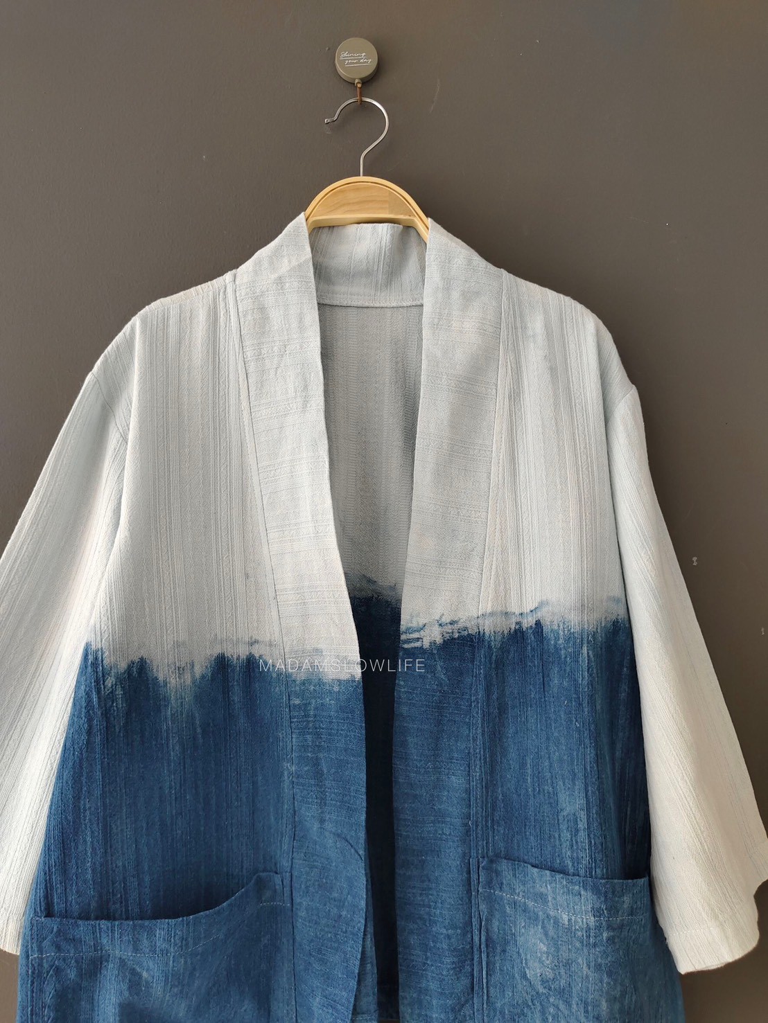 เสื้อคลุมยูกาตะ มี 2 สีครามและน้ำตาล size: F (รับผลิตออเดอร์)