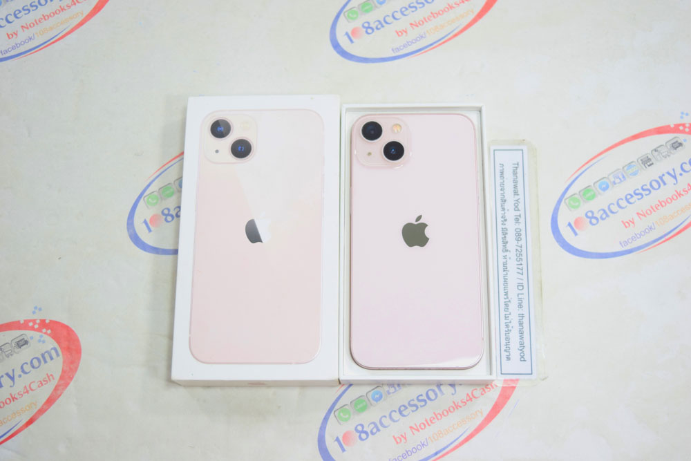 ขาย iPhone 13 128GB Pink สภาพไร้รอย ครบกล่อง ศูนย์ไทย แบตยังดีมาก 90%