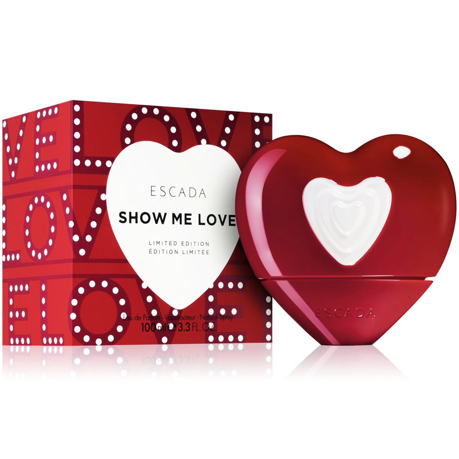 Escada Show Me Love Eau de Parfum for women Limited Edition 100ml น้ำหอมผู้หญิงกลิ่นเซ็กซี่สุดพิเศษจากต่างประเทศสินค้าลิขสิทธิ์แท้นำเข้าจากออสเตรเลียพร้อมส่ง