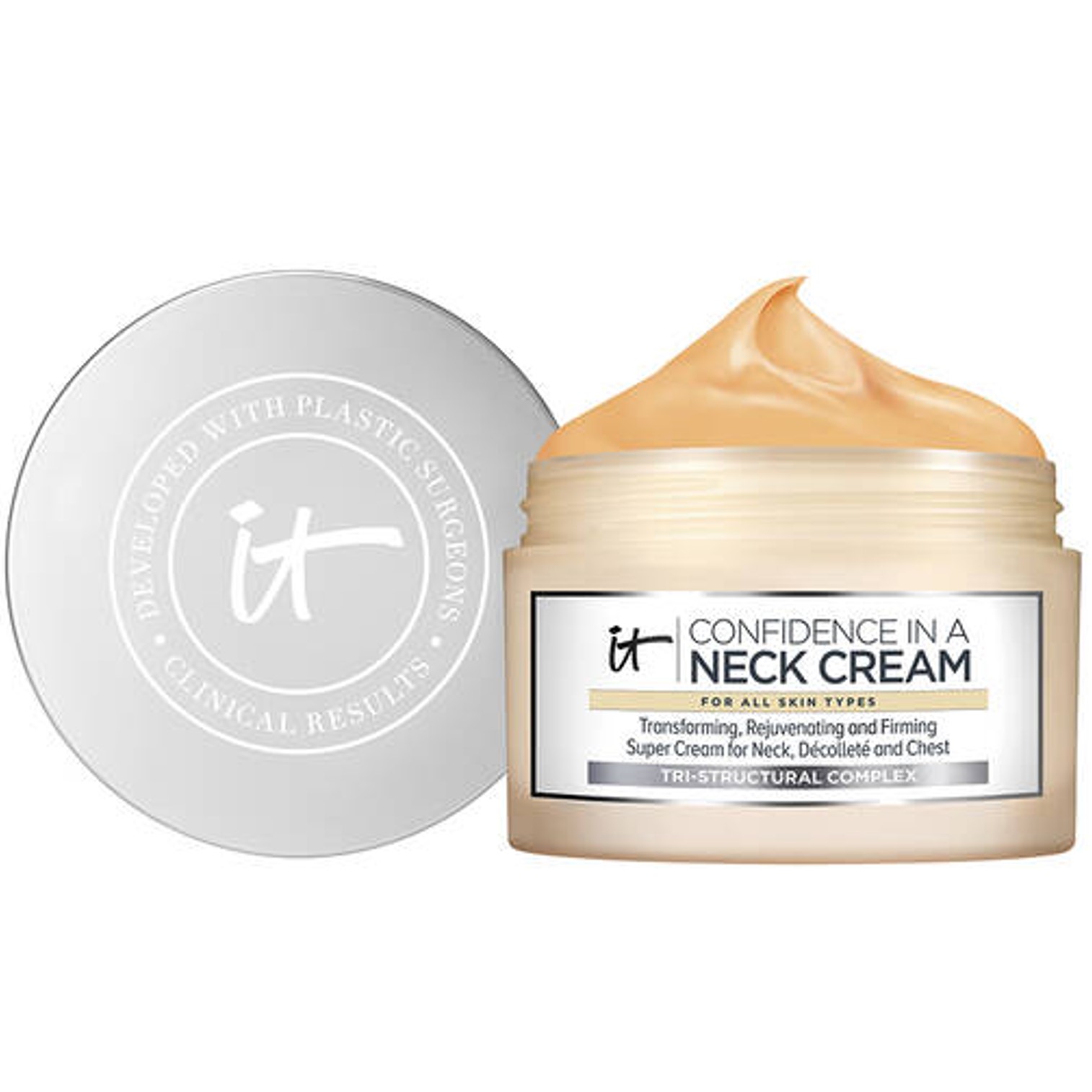 IT Cosmetics Confidence in a Neck Cream Moisturizer 80ml ครีมบำรุงผิวบริเวณลำคอสูตรลดริ้วรอยเหี่ยวย่นประสิทธิภาพสูงจากต่างประเทศ
