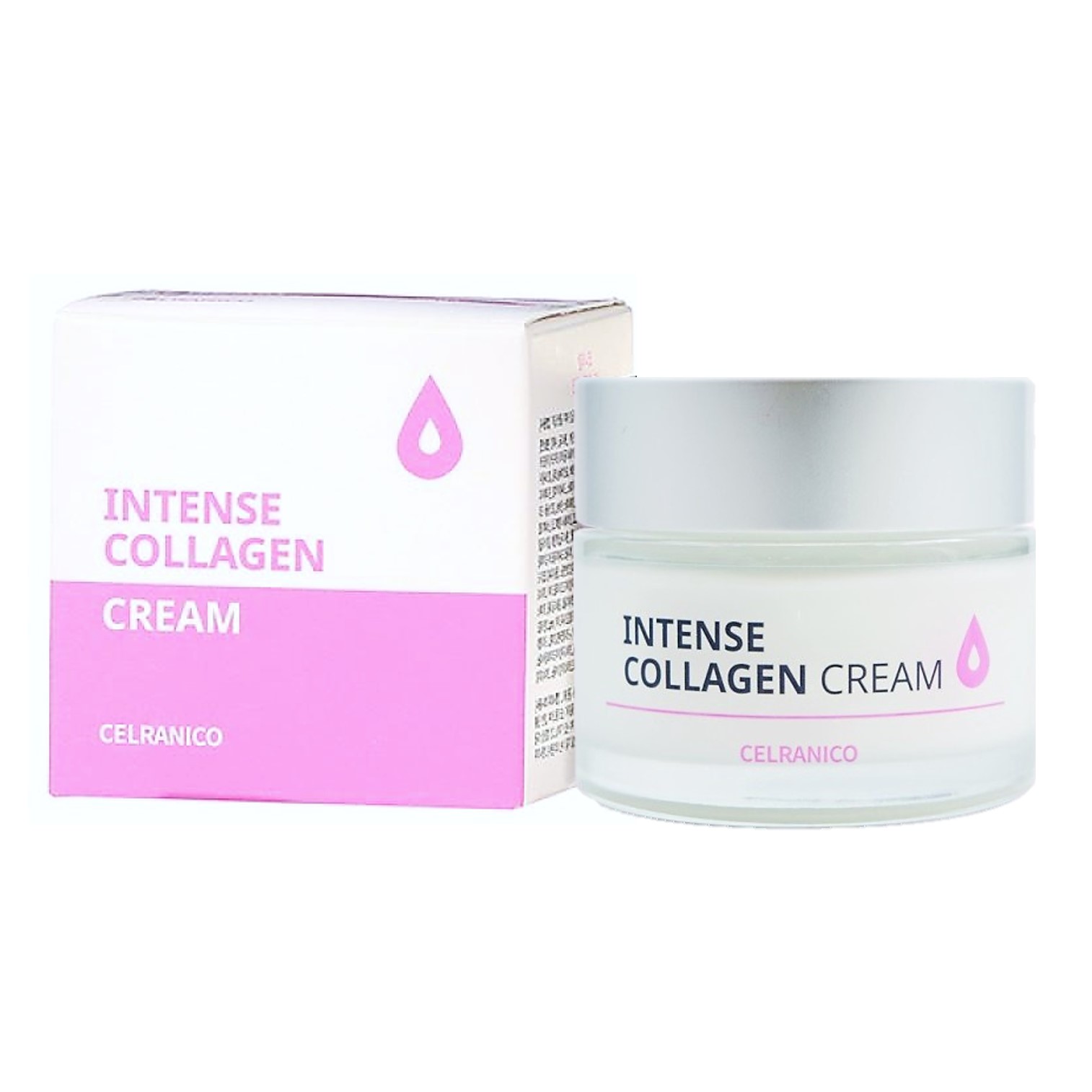 Celranico intense collagen Cream 50ml ครีมบำรุงผิวหน้ากระจ่างใสลดเลือนริ้วรอยสูตรคอลลาเจนเข้มข้นประสิทธิภาพสูงจากเกาหลีของแท้