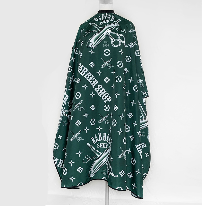 ผ้าคลุมตัดผม แบบคอยืด Vintage (LV)