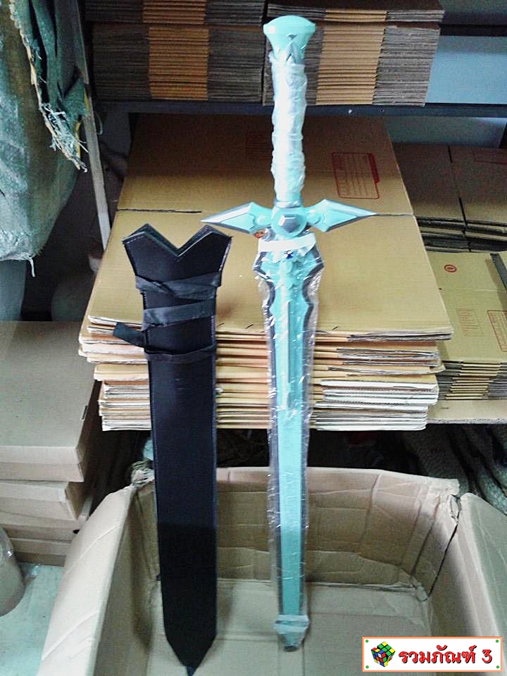 ดาบคอสเพลย์ Sword Art Online ดาบคิริโตะ (Dark Repulser) สีเขียว