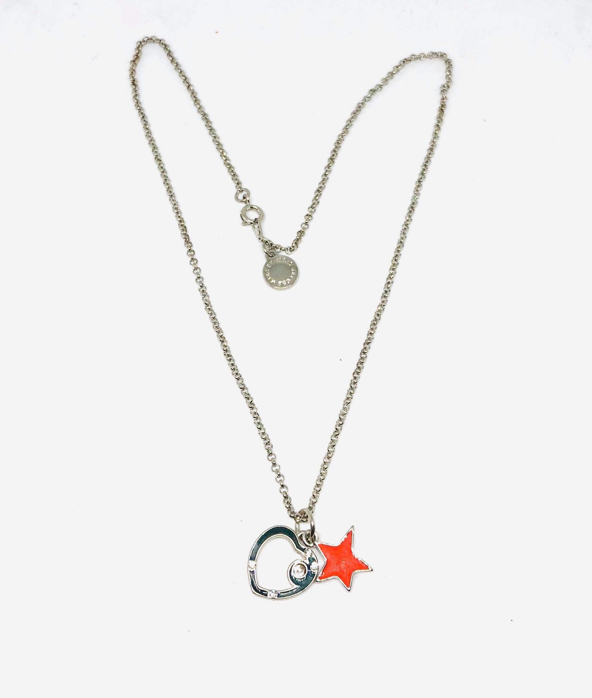 Marc Jacobs Heart Star Crystals Necklace