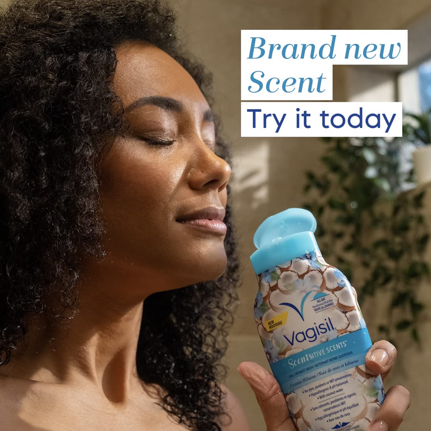 Vagisil Scentsitive Scents Daily Intimate Wash Coconut Hibiscus 354ml ผลิตภัณฑ์ทำความสะอาดจุดซ่อนเร้นสูตรอ่อนโยนพิเศษสำหรับผู้หญิงสินค้านำเข้าจากออสเตรเลียพร้อมส่ง