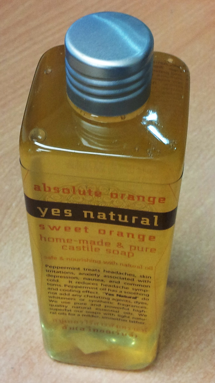 absolute orange สบู่เหลวไร้สารสังเคราะห์ กลิ่นส้ม 250 ml Orange Castile Liquid Soap 250 ml