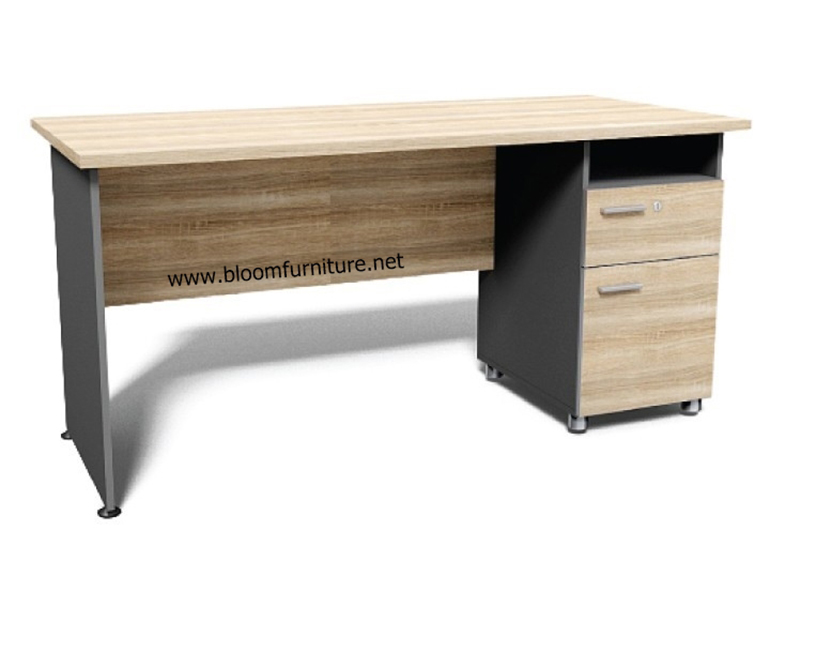 โต๊ะทำงานผิวเมลามีน รุ่น Work Station ขนาด 120 ซม. และ 1.60 ซม.