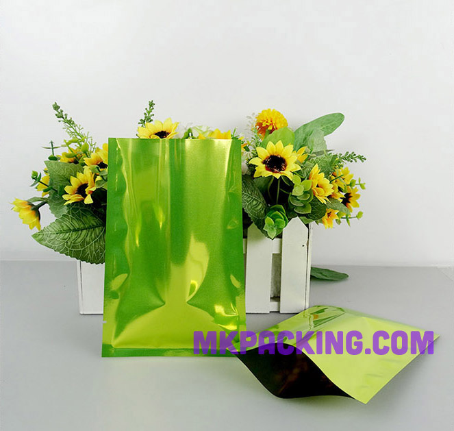 ถุงซีล 3 ด้าน -- ซองสีเขียว