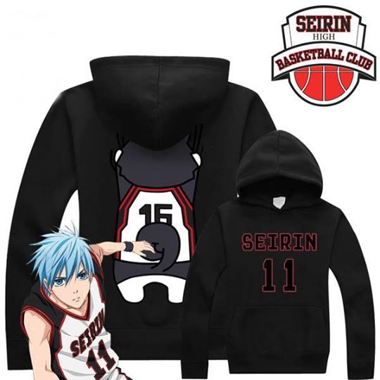 เสื้อกันหนาว ลาย Kuroko No Basket