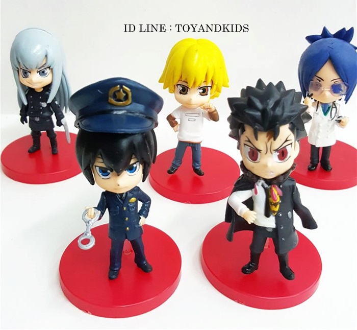 รีบอร์น SD 5 ตัว ฐานแดง ชุด 2 ( ตำรวจ)