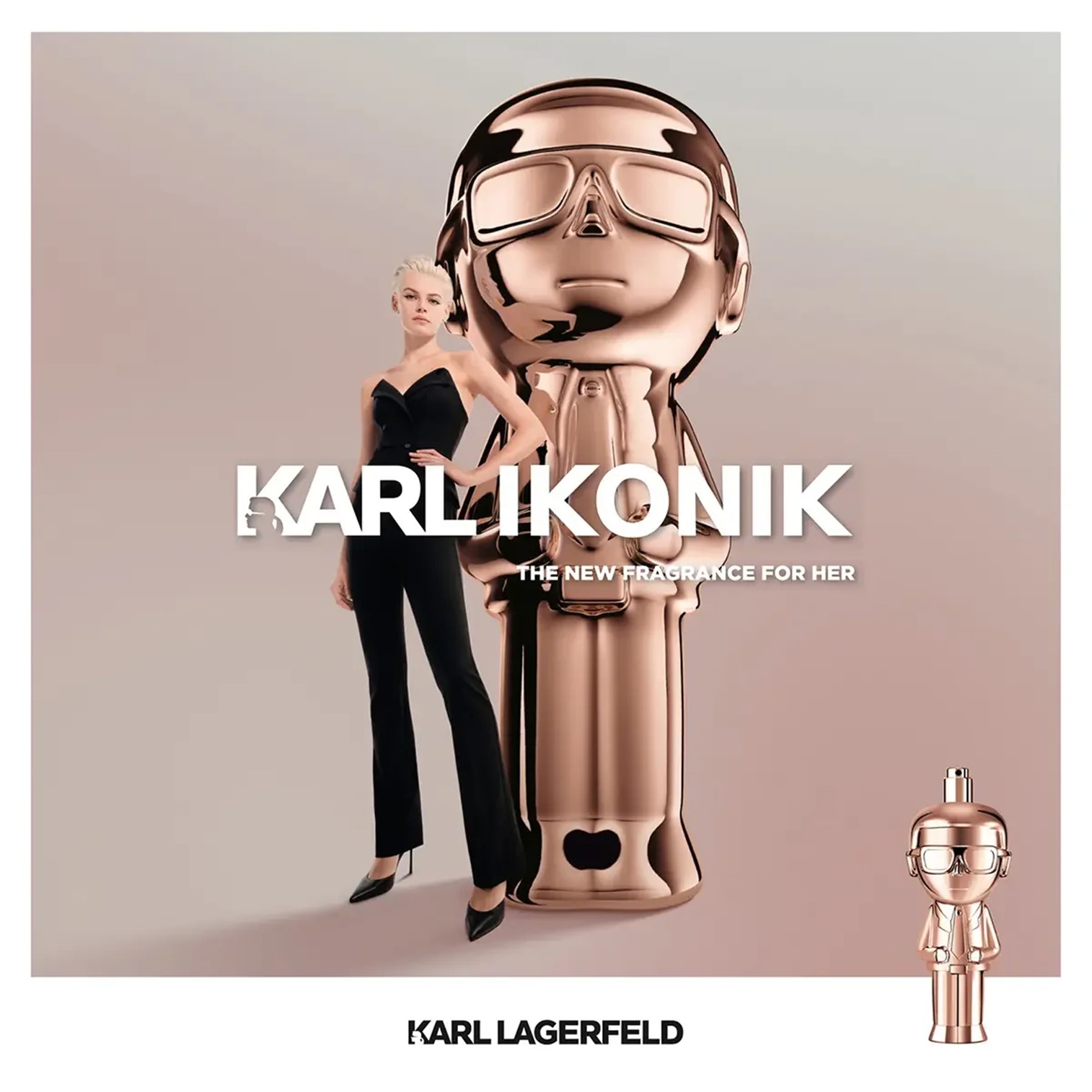 KARL LAGERFELD IKONIC For Woman 100ML RoseGold น้ำหอมผู้หญิงกลิ่นหอมคลาสสิคผสานความทันสมัยสินค้านำเข้าจากต่างประเทศพร้อมส่ง